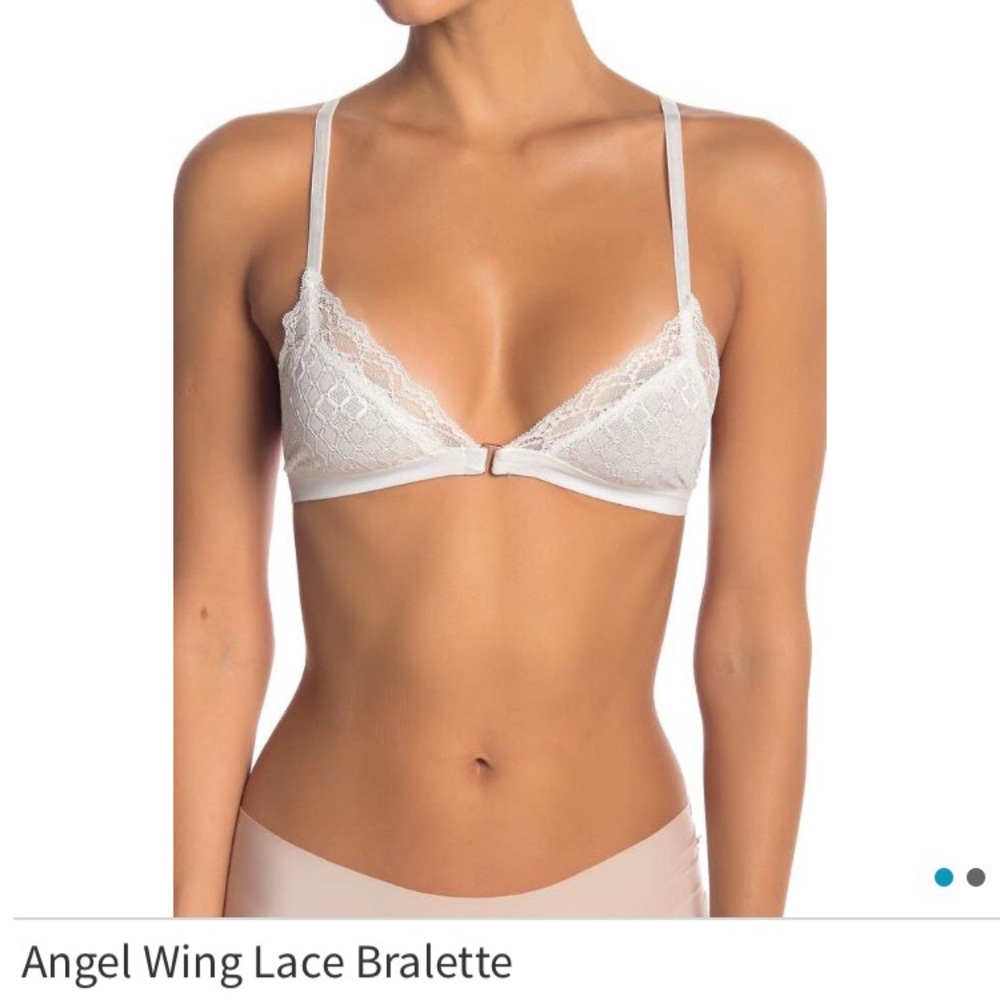 Angel wing lace bralette